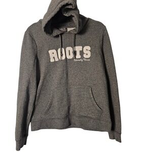 Roots 73 Athletics Grey Hoodie Sweatshirt M M Athletic Pullover